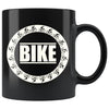 Cycling Biking Mug Bike 11oz Black Coffee Mugs