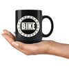 Cycling Biking Mug Bike 11oz Black Coffee Mugs