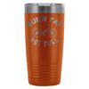 Cycling Biking Travel Mug Burn Fat Not Fuel 20oz Stainless Steel Tumbler