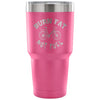 Cycling Biking Travel Mug Burn Fat Not Fuel 30 oz Stainless Steel Tumbler