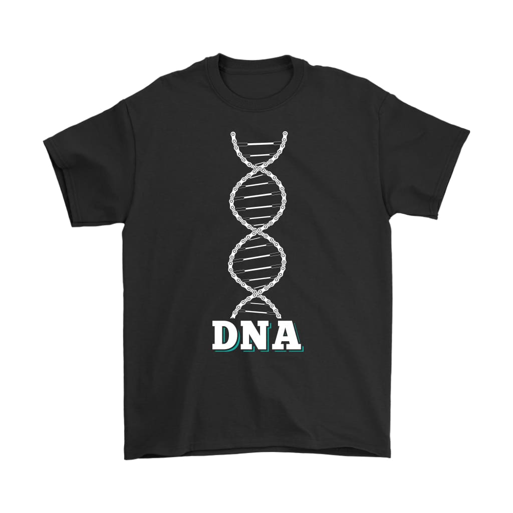 Cycling Cyclist Biker Shirt DNA Gildan Mens T-Shirt