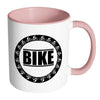 Cycling Mug Bike White 11oz Accent Coffee Mugs