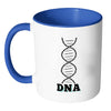 Cycling Mug DNA White 11oz Accent Coffee Mugs