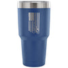 Cycling Travel Mug Biking US Flag 30 oz Stainless Steel Tumbler