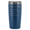 Dad Travel Mug Left My Last Job To Be A Full Time 20oz Stainless Steel Tumbler