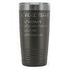Dad Travel Mug Left My Last Job To Be A Full Time 20oz Stainless Steel Tumbler