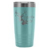 Deer Hunting Travel Mug I Like Big Racks 20oz Stainless Steel Tumbler