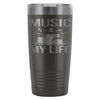Drummer Insulated Travel Mug Music Is My Life 20oz Stainless Steel Tumbler