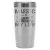Drummer Insulated Travel Mug Music Is My Life 20oz Stainless Steel Tumbler