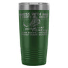 Family Travel Mug Mess With Me I Fight Back 20oz Stainless Steel Tumbler