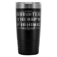 Father Daughter Fishing Travel Mug 20oz Stainless Steel Tumbler