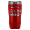 Fathers Travel Mug Worlds Greatest Dad Bod 20oz Stainless Steel Tumbler