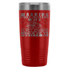 Firefighter Travel Mug Warning Firefighters Wife 20oz Stainless Steel Tumbler