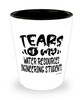 Funny Water Resources Engineering Professor Teacher Shotglass Tears Of My Water Resources Engineering Students