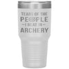 Funny Archer Tumbler Tears of The People I beat In Archery Laser Etched 30oz Stainless Steel Tumbler