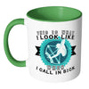 Funny Archery Mug This Is What I Look Like White 11oz Accent Coffee Mugs