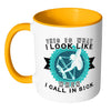 Funny Archery Mug This Is What I Look Like White 11oz Accent Coffee Mugs