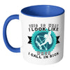 Funny Archery Mug This Is What I Look Like White 11oz Accent Coffee Mugs
