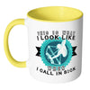 Funny Archery Mug This Is What I Look Like White 11oz Accent Coffee Mugs