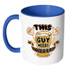 Funny Beer Mug This Guy Needs A Beer White 11oz Accent Coffee Mugs