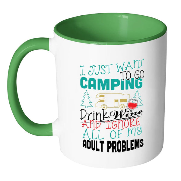  Generisch Rather Be Camping And Drinking Wine Quirky 325 ml Mug  Coffee Tea Funny Novelty Mug Ceramic White 11 Ounce Great Gift Idea Meme  Cup Only Mug : Home & Kitchen