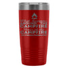 Funny Camping Travel Mug What Happens Around 20oz Stainless Steel Tumbler