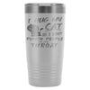 Funny Cat Travel Mug I Hug My Cat So I Dont Punch 20oz Stainless Steel Tumbler
