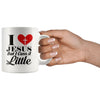 Funny Christian Mug I Love Jesus But I Cuss A Little 11oz White Coffee Mugs