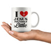 Funny Christian Mug I Love Jesus But I Cuss A Little 11oz White Coffee Mugs