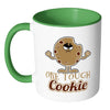 Funny Cookie Mug One Tough Cookie White 11oz Accent Coffee Mugs