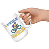 Funny Cycling Mug I Cycle To Burn Off The Crazy 15oz White Coffee Mugs