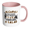 Funny Drinking Mug Alcohol Because No Great White 11oz Accent Coffee Mugs