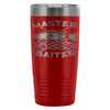 Funny Fishing Travel Mug Master Baiter 20oz Stainless Steel Tumbler