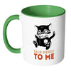 Funny Geek Mug Talk Nerdy To Me White 11oz Accent Coffee Mugs