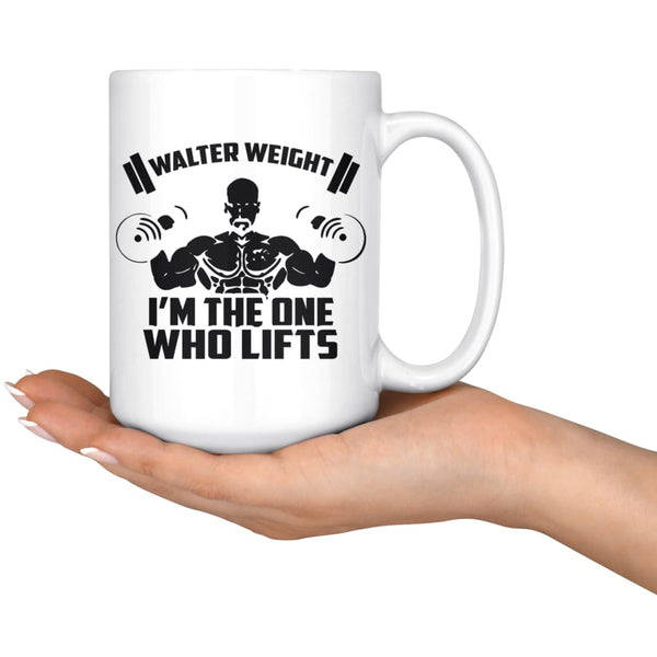 Funny Gym Mug Weightlifting Cheaper Than Therapy 15oz White Coffee Mug