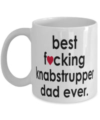Funny Horse Mug B3st F-cking Knabstrupper Dad Ever Coffee Cup White