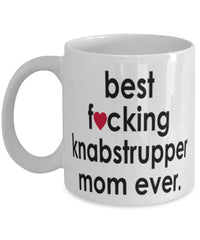 Funny Horse Mug B3st F-cking Knabstrupper Mom Ever Coffee Cup White