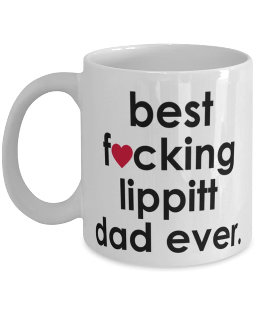 Funny Horse Mug B3st F-cking Lippitt Dad Ever Coffee Cup White