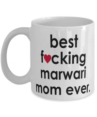 Funny Horse Mug B3st F-cking Marwari Mom Ever Coffee Cup White