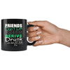 Funny Math Mug Friends Dont Let Friends Derive Drunk 11oz Black Coffee Mugs