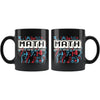 Funny Math Mug Mental Abuse To Humans 11oz Black Coffee Mugs