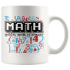 Funny Math Mug Mental Abuse To Humans 11oz White Coffee Mugs