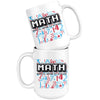 Funny Math Mug Mental Abuse To Humans 15oz White Coffee Mugs
