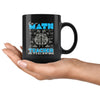 Funny Math Teacher Mug Its All In My Head 11oz Black Coffee Mugs
