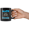 Funny Math Teacher Mug Its All In My Head 11oz Black Coffee Mugs