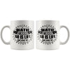 Funny Mathematics Mug Maths Hard So Is Life Get Over It 11oz White Coffee Mugs