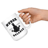 Funny Nursing Yoga Mug Nurse Balance 15oz White Coffee Mugs