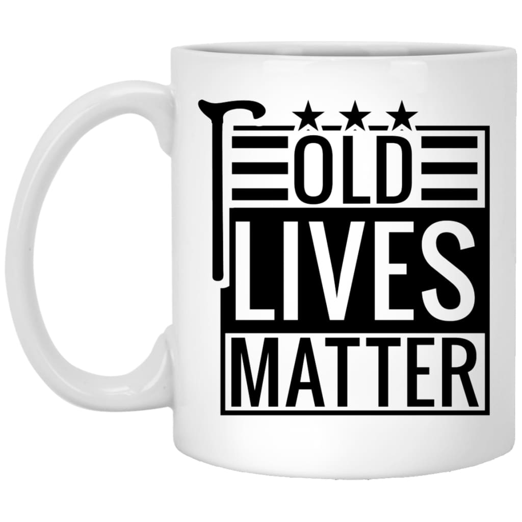 Funny Oldi Birthday Mug Old Lives Matter Coffee Cup 11oz White XP8434