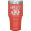 Funny Pickleball Tumbler Tears Of The People I Beat In Pickleball Laser Etched 30oz Stainless Steel