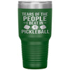 Funny Pickleball Tumbler Tears Of The People I Beat In Pickleball Laser Etched 30oz Stainless Steel
